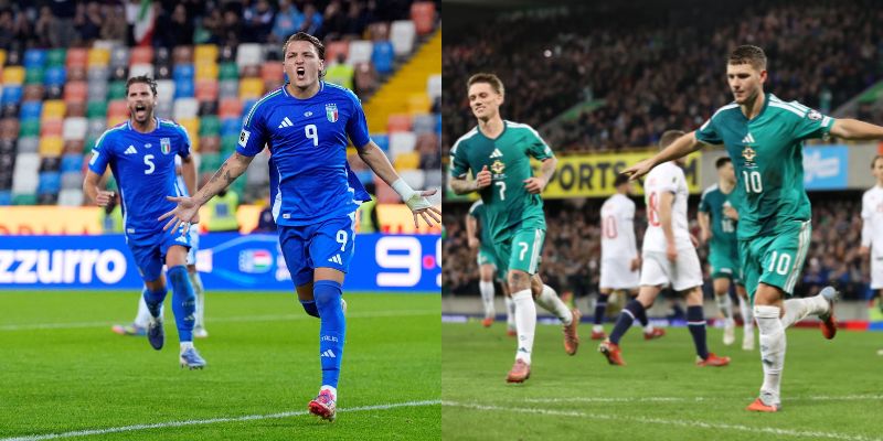 Italy vs Northern Ireland sẽ là trận đấu chênh lệch