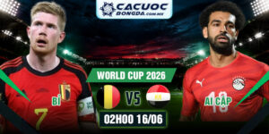 Soi Kèo Bỉ Vs Ai Cập Vào 02h00 16/06 World Cup 2026