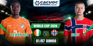 Soi Kèo Bờ Biển Ngà Vs Na Uy 01/07 00h00 World Cup 2026