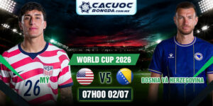 Soi Kèo Mỹ Vs Bosnia Và Herzegovina 07h00 02/07 World Cup 2026