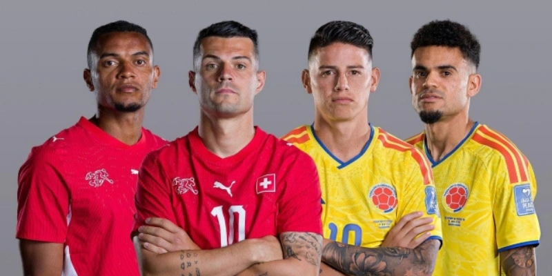 Soi Kèo Thụy Sĩ Vs Colombia 3h00 08/07 World Cup 2026 2 Thông tin về nhân sự của Thụy Sĩ và Colombia
